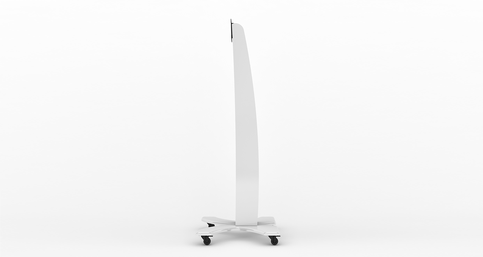 Swedx Ställning med hjul. 124 cm. Vesa 100x100